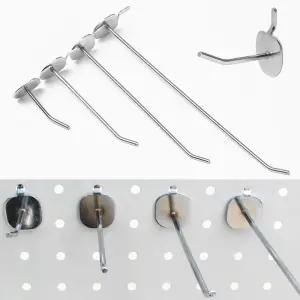 펙보드 메탈 진열고리 매장 디스플레이 공구 정리용 철제 타공판후크 5cm