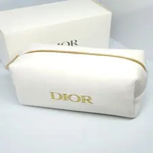 디올뷰티벨벳 골드로고 사각수납파우치 / 디올쇼핑백