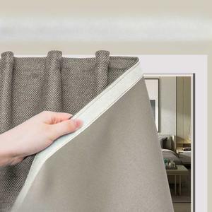 암막 방풍 자취방 무타공 창문형 가리개 다크 차단 작은 패턴 암막커튼창문형 가정용