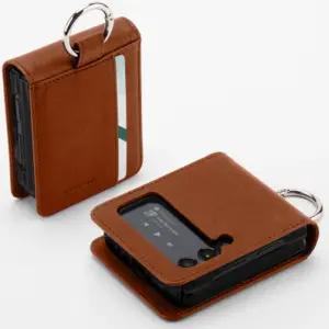 (머큐리)베이직다이어리 SM-F721 갤럭시Z플립4핸드폰케이스 케이스 스마트 수납 카드 지갑 가죽