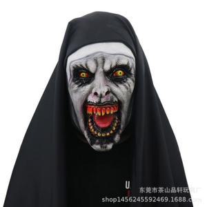 컨저링 수녀귀신 가면 할로윈 섬뜩 머리와 공포 기어 파티용품 할로윈 프레 징그러운 전쟁