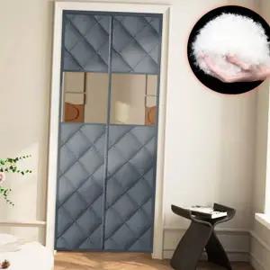 패딩 방한 커튼 보온 단열 거실 겨울 방한 커튼 현관 다용도실 바람막이 현관문 문풍지 주방 방지 비닐