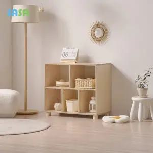 가구 E0 로미 800 5칸 오픈형 아동 다용도수납장 원목발미포함)