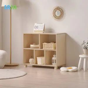 [SASA]사사가구 E0 로미 800 5칸 오픈형 아동 다용도수납장(원목발포함)