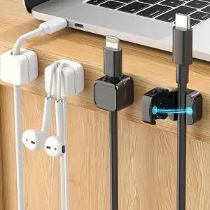 자석 케이블 정리 홀더 충전기 선정리 클립 데스크탑 사무실 책상