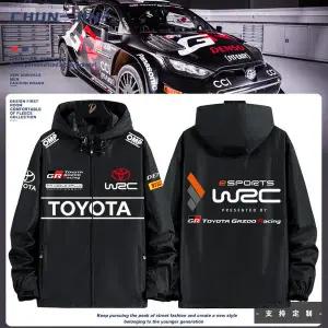 레이싱 자켓 재킷 점퍼 유니폼 모터팀 TOYOTA GR 남여공용용 플리스 안감 다용도 재킷/윈드브레이커