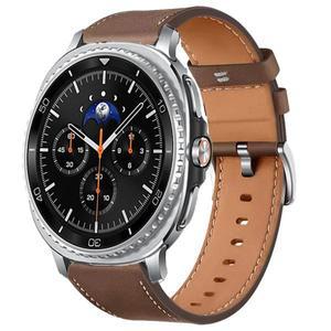 삼성 갤럭시 워치 8 40 44mm 8클래식 46mm 가죽 스트랩, 갤럭시 워치 울트라 1 2 47mm 비즈니스 팔찌