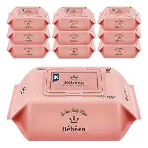 Bebeen 시그니처 영유아물티슈 캡형