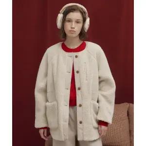 커버낫 COVERNAT WOMAN 우먼 쉐르파 미드 자켓 Oatmeal CO2504JK75OT 542876