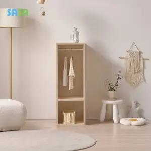 E0 로미 370 틈새 헹거형 아동옷장(원목발미포함)