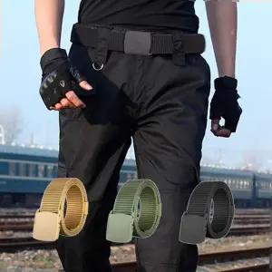 청바지벨트 캐주얼 가벼운 패브릭 천 버클 등산 청바지 학생 벨트