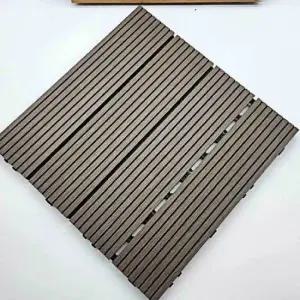다크브라운 조립식 데크타일 우드st 베란다 바닥재 바닥재 데크타일 데크 조립식 바닥
