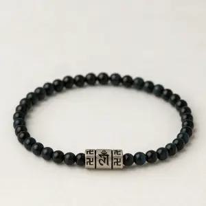 블루호안석 우정 커플 패션 레이어드 재물운 성공운 천연석 행운 선물 악세사리B010