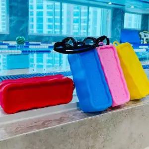 독특하게 데코할 수 있는 수경 케이스 실용적인 방수 수경 파우치 케이스 실리콘 물안경 독특한 가벼운