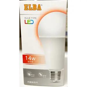 (14W E26 전구색 20개) 램프(금호 14W 안정기 전구색) X20개/전등/거실/전구/내장형/램프/LED/벌브/볼전구