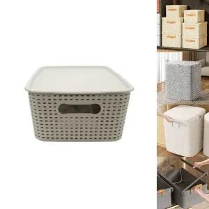 리빙 바구니 박스 장난감 옷 정리 보관함 수납함 중/공간박스/수납/대용량/옷수납/정리함/다용도/상자/공간