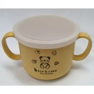 [골드스마일]양손 실리콘 뚜껑컵 손잡이컵 음료컵