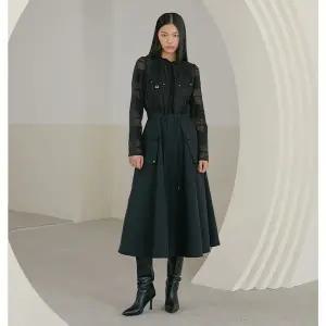 [에고이스트](타임스퀘어점패션관)소재 믹스 아웃포켓 포인트 롱 원피스 (ER1WO160)