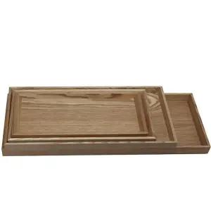 내츄럴 후식쟁반/우드/트레이/나무/쟁반/미니/사각/원목/그릇/과일/접시/홈카페/대형/주방/인테리어/세트