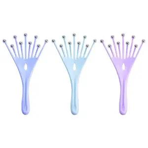 [골드스마일]9발 두피 마사지기 머리 지압 마사지 두피마사지 헤드