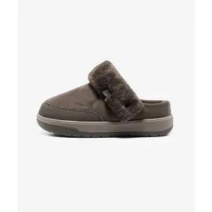 [밸롭](김해점)여성용 따뜻한 온기와 부드러운 패딩슈즈 엠버 플리스 뮬 플러스 브라운 BC4LABW001BR