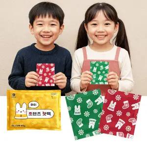프렌즈 핫팩 미니 주머니 손난로 성탄 핫팩(소형) 10개 20개 선택(선물용 판촉)