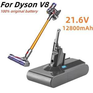 다이슨 호환 V8 절대 코드 프리 진공 휴대용 청소기 배터리 용 21.6V 12800mAh 교체 100% 신규