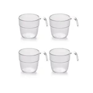 나인웨어 투명 손잡이 컵 물컵 어린이 유아 4개