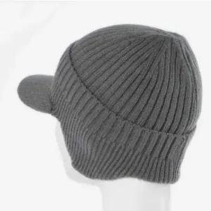 귀달이 캡모자(그레이) 겨울모자 남자캠핑모자