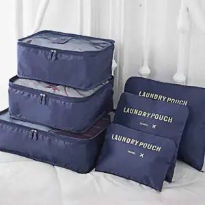 [아우트]압축 수납파우치 미니파우치 여행용 6종세트