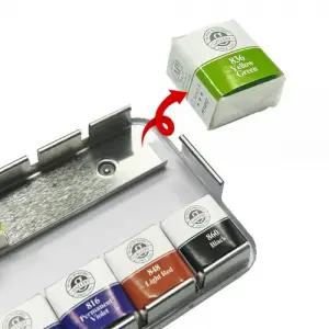 클래식컬러 고체물감 팔레트 12색 세트