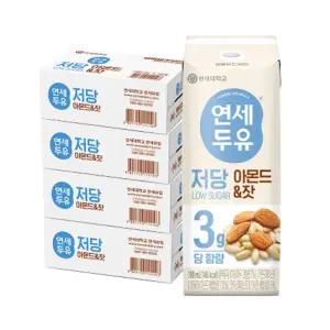 연세 저당 아몬드잣 두유 190ml 24팩 4박스(총96팩)