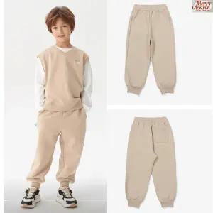 [롯데백화점]휠라 키즈 X-MAS 에센셜 웜기모 시보리 조거팬츠 FK2FPF4201X 최초가 49,000원[남여공용]