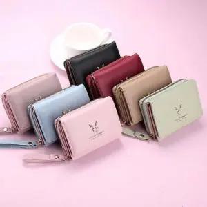 여성지갑 여학생지갑 사슴장식 귀여운 여자 반지갑