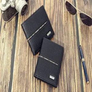 남성지갑 2타입 반지갑 중지갑 블랙 심플 남자지갑