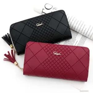 여성 데일리 지폐 동전 넉넉한 수납 장지갑 지퍼 지갑