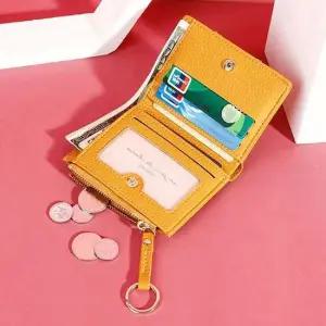 카드 지폐 여행 일상 엔화 유로 여닫는 도난방지 지갑