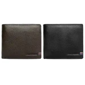 BM89 부드러운 소가죽 반지갑 남성 캐주얼 정장 지갑