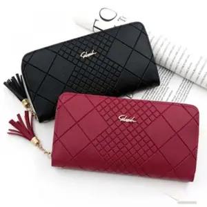 넉넉한 데일리 지폐 수납 장지갑 여성 지퍼 지갑 동전