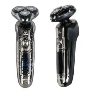 대우8605 방수6등급 휴대용 충전식 전기면도기 습식 트리머 회전식 4D