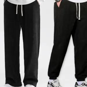 남자와이드팬츠 겨울 기모 밴딩 코듀로이 조거 바지