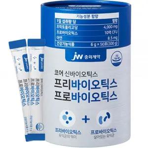 JW중외제약 코어 신바이오틱스 프리바이오틱스 프로바이오틱스 300g 1개