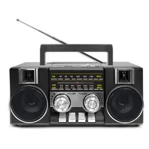 코비55B 블랙 블루투스 MP3 휴대용 라디오 스피커 레트로타입 빈티지 클래식