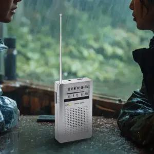 코비PR30 미니 휴대용 AM FM라디오 야구장 축구장 재난대비 건전지사용