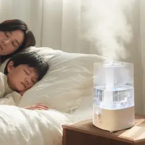 레이나2530 복합식 가습기 초음파 가열식 겸용 온열기능 저소음 무드등 안전가습