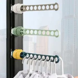 미니 창틀 8구 베란다 건조대 기숙사 창문 빨래 원룸 빨래건조대미니 무타공빨래건조대