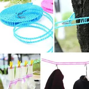 빨래줄 휴대용 사다리 8M 빨랫줄 다용도로프 캠핑빨래줄 사다리빨래줄