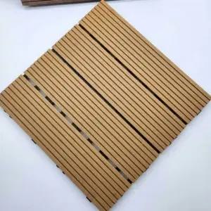 조립식 브라운 바닥 재 타일 베란다 데크 우드 st 바닥재 데크타일 데크 조립식 바닥