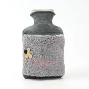 ( )플라워즈 보온 물주머니 0ml 그레이 핫팩주머니 보온 고무핫팩 물주머니커버 온수팩 찜질