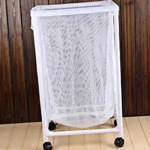세탁물 보관함 이동식 빨래 세탁 바구니 카트 80L 빨래카트 이동식빨래수거함